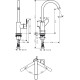 Змішувач для раковини Hansgrohe Rebris S 210 (72536000)