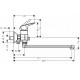 Змішувач для ванни Hansgrohe Logis (71402000)
