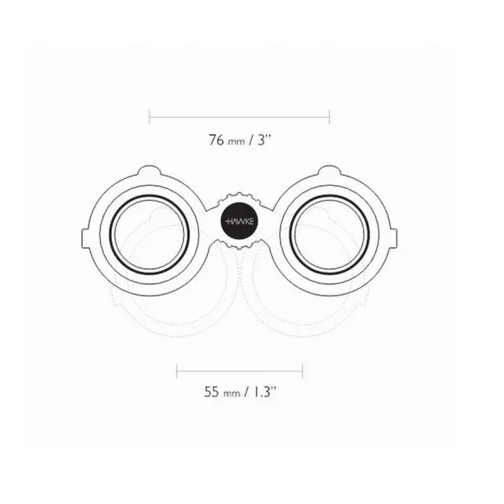 Бінокль Hawke Endurance ED 8x32 Binocular Green (36201)
