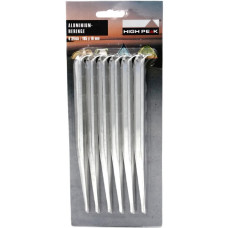 Колышки High Peak Alloy V-Peg 18,5 см 6 шт. Silver (42225) 928999