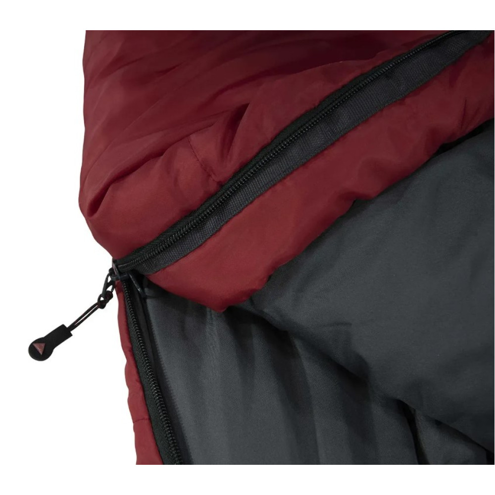 Спальний мішок High Peak TR 300/0°C Dark Red/Grey Right (23061)