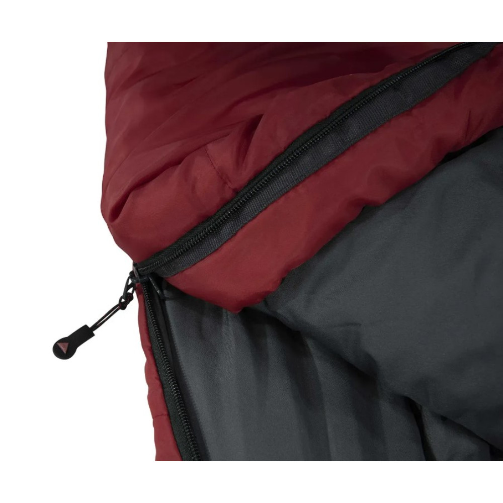 Спальный мешок High Peak TR 300/0°C Dark Red/Grey Left (23066)
