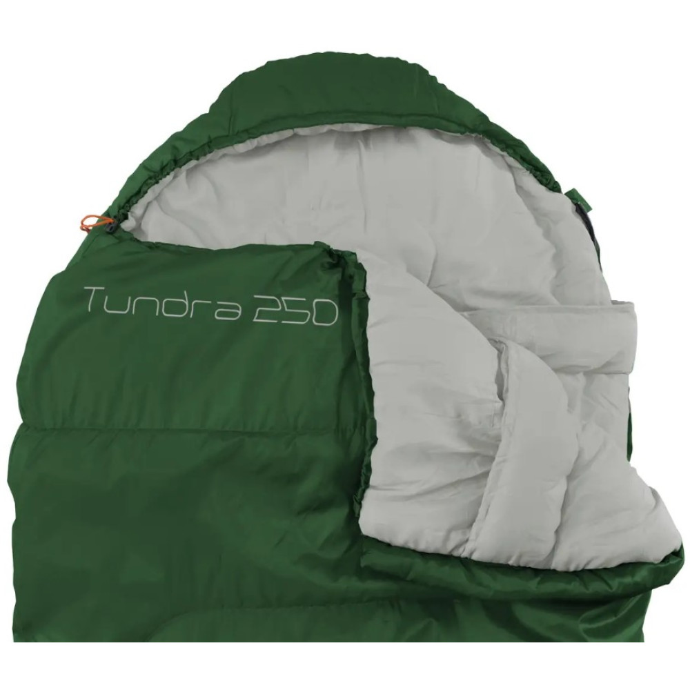Спальний мішок Easy Camp Tundra 250/-2°C Green Left (240185)