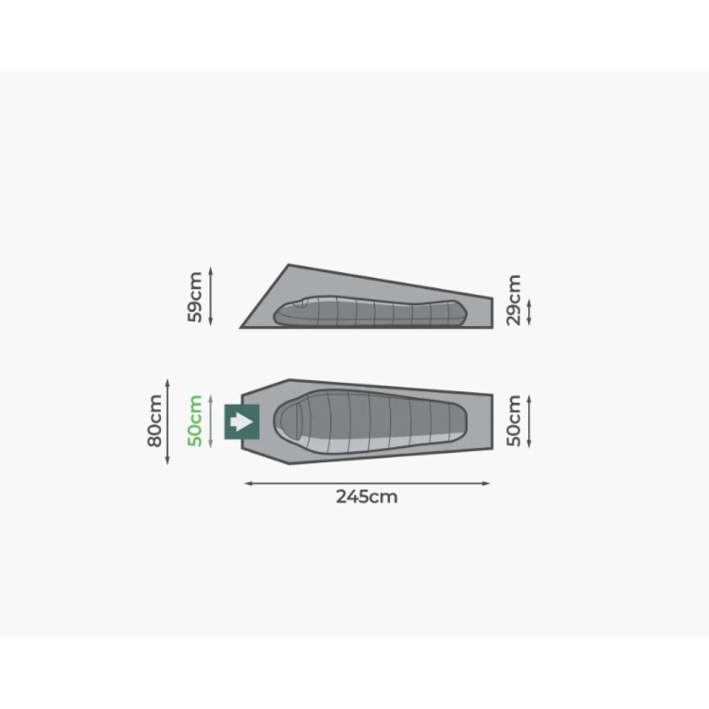 Палатка одноместная Highlander Falcon Bivi Tent Pine Green (TEN165-PG)