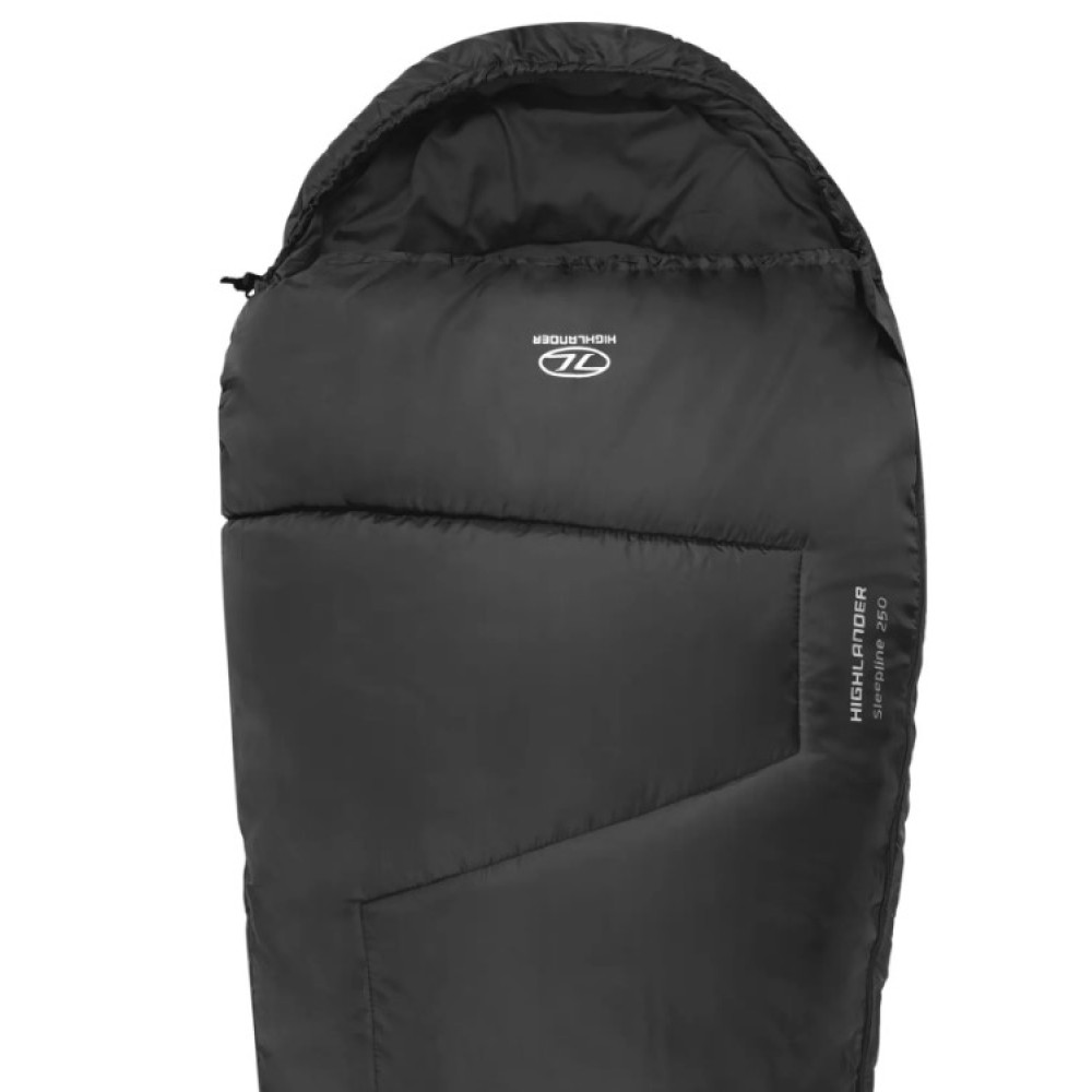 Спальный мешок Highlander Sleepline 250 Mummy/+5°C Charcoal Left (SB035-CH)