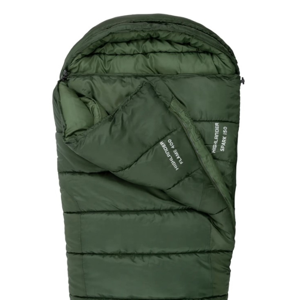 Спальный мешок Highlander Phoenix Spark 150/+4°C Olive Green Left (SB242-OG) 929693