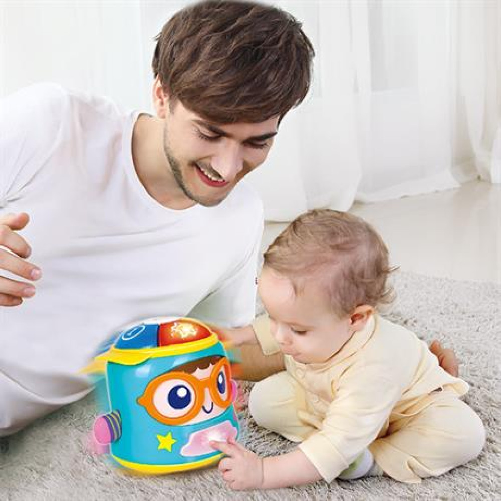 Інтерактивна іграшка-нічник Hola Toys Щасливий малюк