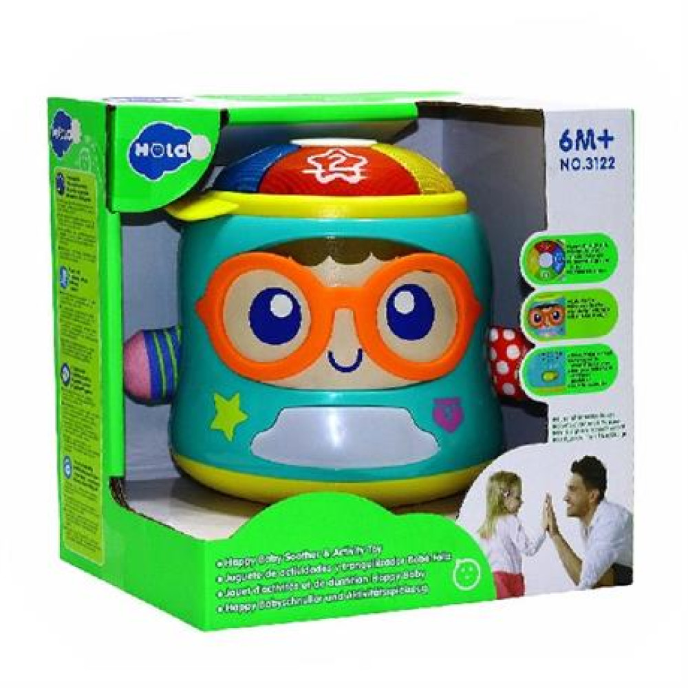 Інтерактивна іграшка-нічник Hola Toys Щасливий малюк