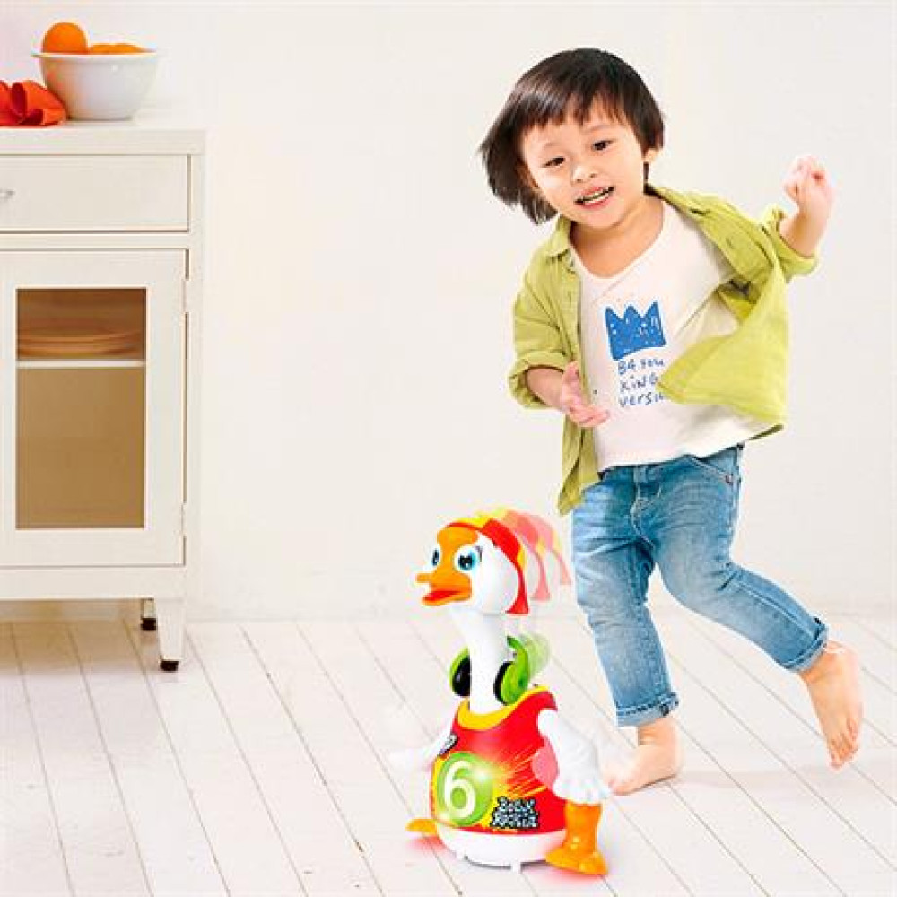 Інтерактивна музична іграшка Hola Toys Танцюючий гусак 828-red
