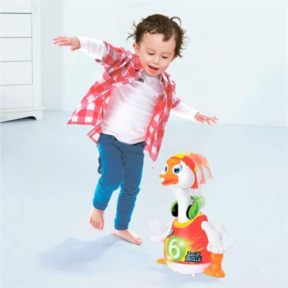 Інтерактивна музична іграшка Hola Toys Танцюючий гусак 828-red