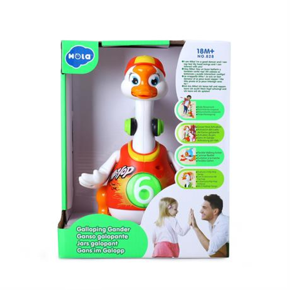 Інтерактивна музична іграшка Hola Toys Танцюючий гусак 828-red