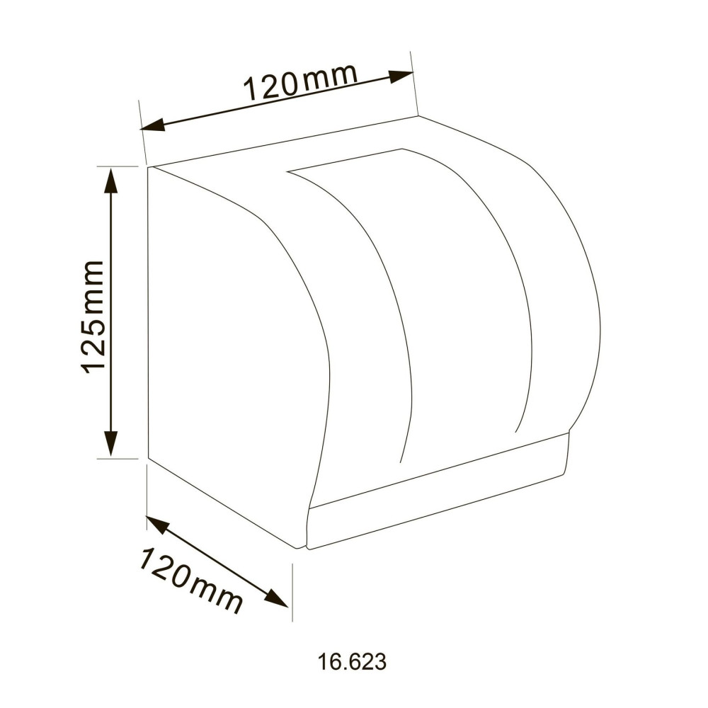 Держатель туалетной бумаги HOTEC 16.623 Stainless Steel