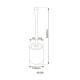Йоржик для унітазу HOTEC 16.606 Stainless Steel