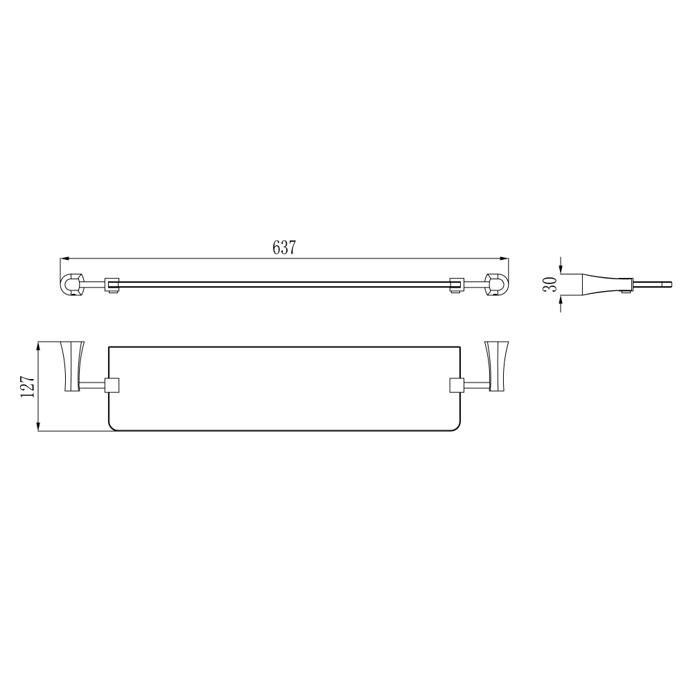 Поличка IMPRESE CUTHNA 160280 antiqua