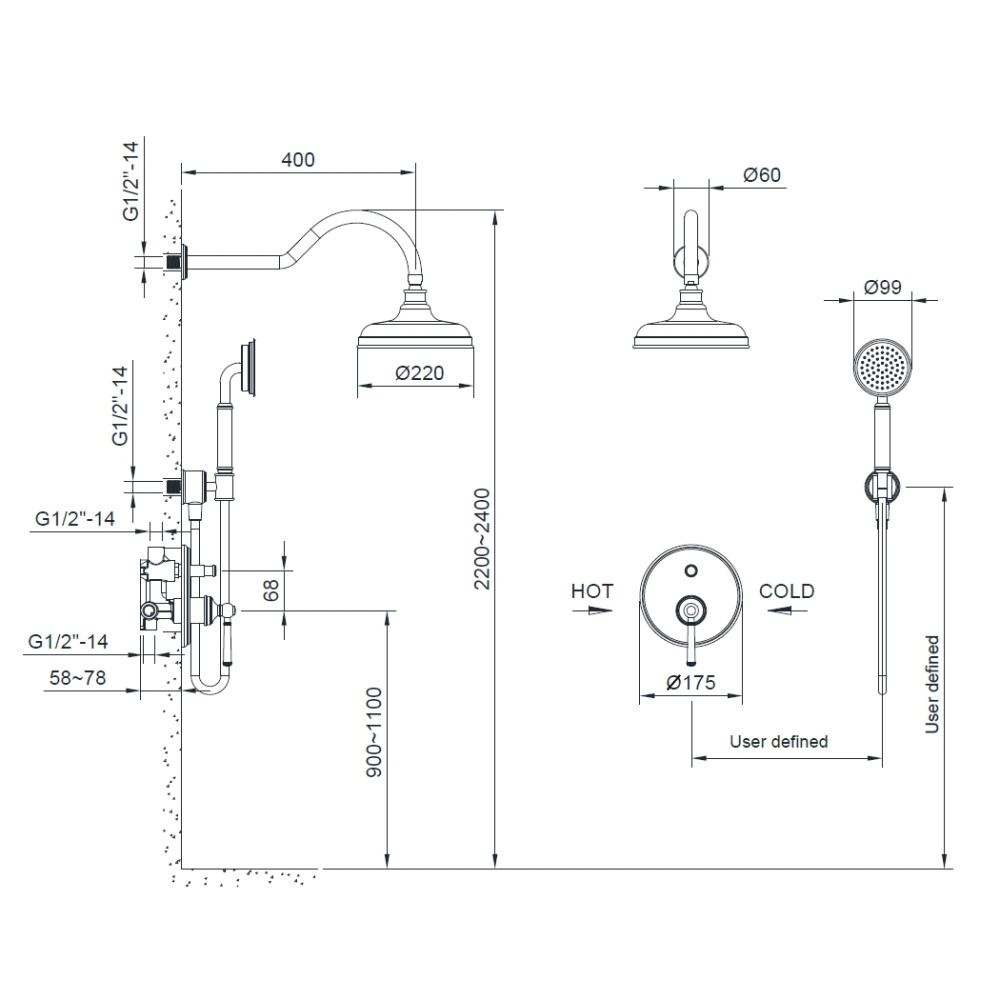Душова система IMPRESE Hydrant ZMK031806110