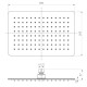 Верхний душ IMPRESE SQ300200SS6