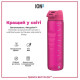 Бутылка для воды ION8 1000 мл (ЭКО бутылка) BPA Free Pink (I8RF1000PIN)