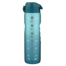 Бутылка для воды ION8 1000 мл BPA Free Times To Drink (ЭКО бутылка) Teal & Blue (I8RF1000PTBMOT)