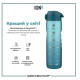 Пляшка для води ION8 1000 мл BPA Free Times To Drink (ЕКО пляшка) Teal & Blue (I8RF1000PTBMOT)