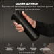 Пляшка для води металева ION8 600 мл Stainless Steel Black (I8SS600BLK)