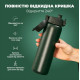 Бутылка для воды металлическая вакуумная IION8 500 мл Vacuum Insulated Dark Green (I8TS500DGRE)