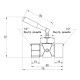 Кран Icma 1/2" ВР під манометр №151 (90151AD05)
