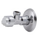 Кран приборный буксовый Icma 1/2"х3/8" угловой №519 (90519AC07)