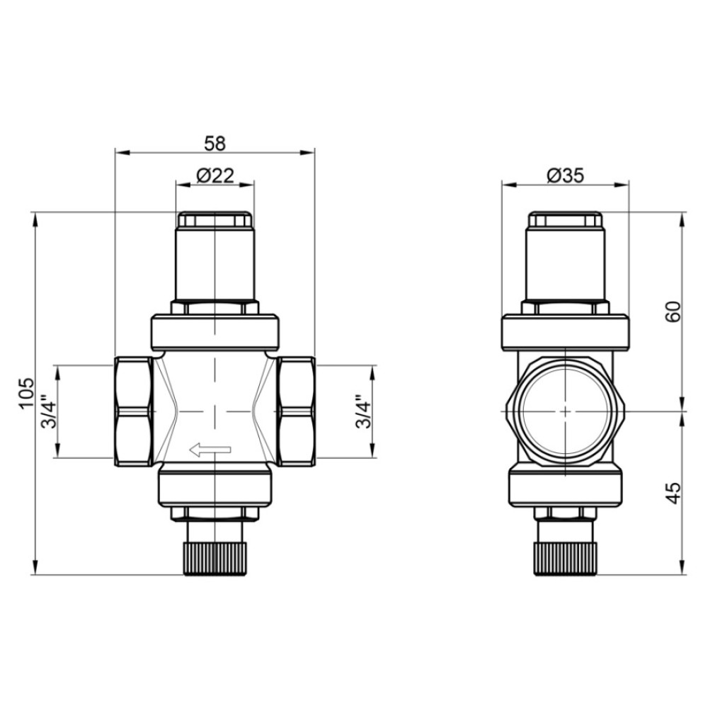Редуктор Icma 3/4" №247 (91247AE06)