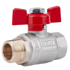 Кран шаровой Icma 1/2" прямой №351 (87351AD11)