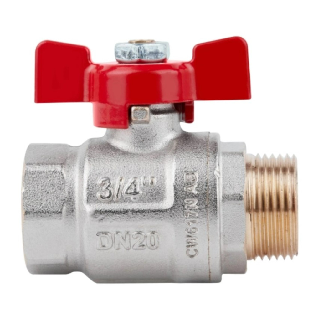 Кран кульовий Icma 3/4" прямий №351 (87351AE11)
