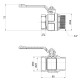 Кран кульовий Icma 3/4" прямий №352 (87352AE11)