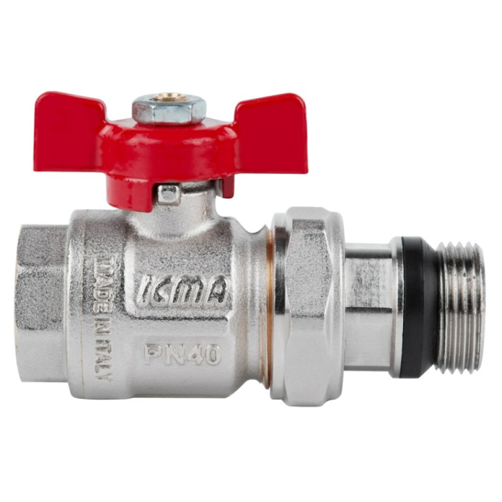 Кран шаровой "Американка" Icma 3/4" с антипротечкой прямой №348 (87348AE11)