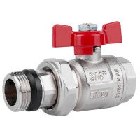 Кран шаровой "Американка" Icma 3/4" с антипротечкой прямой №348 (87348AE11)