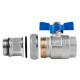 Кран шаровой "Американка" Icma Blue 1" с антипротечкой прямой №215 (87215AF12)