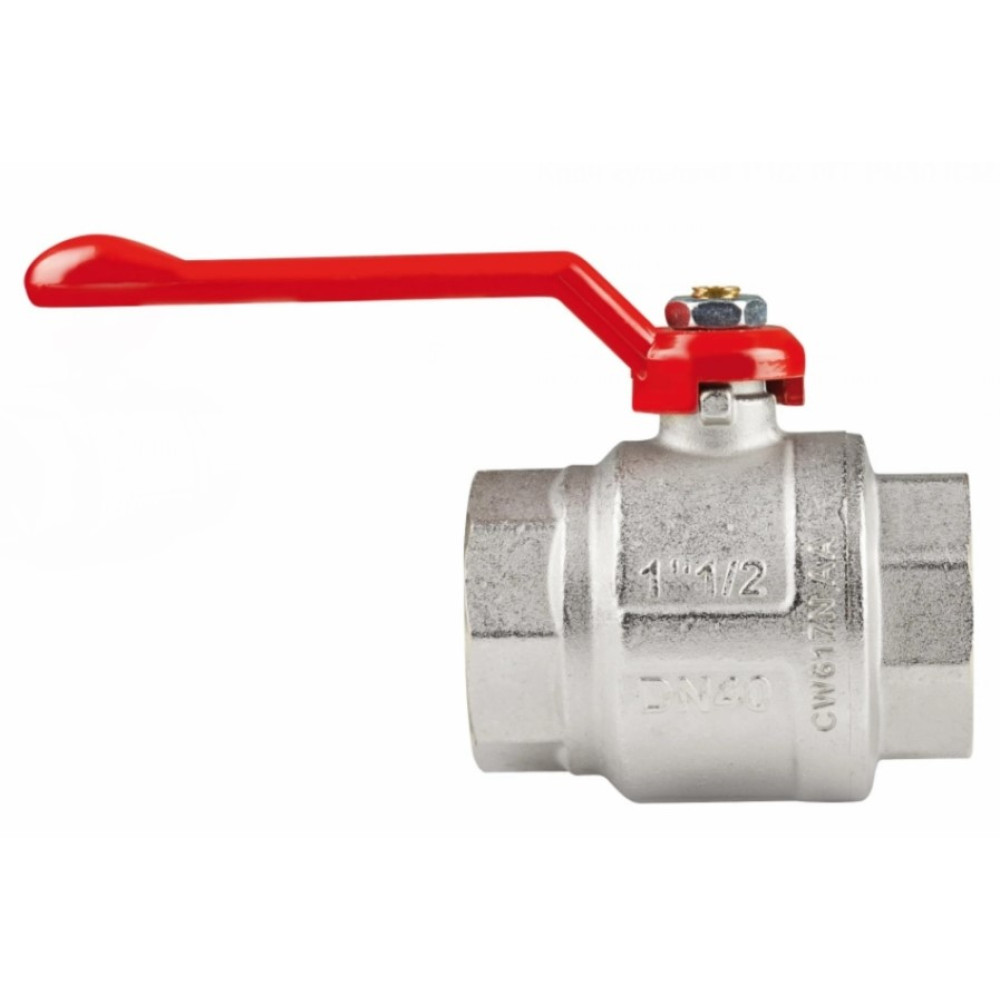 Кран кульовий Icma 1" 1/2 прямий №350 (87350AH11)