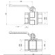 Кран кульовий Icma 1" 1/2 прямий №350 (87350AH11)
