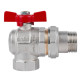 Кран кульовий Icma FAR. ROSSA 1" кутовий №361 (87361AF11)