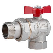 Кран шаровой Icma FAR. ROSSA 1" угловой №361 (87361AF11)