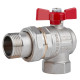 Кран кульовий Icma FAR. ROSSA 1" кутовий №361 (87361AF11)