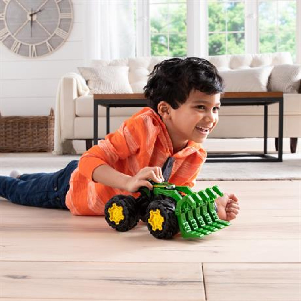 Іграшковий трактор John Deere Kids Monster Treads з ковшем та великими колесами