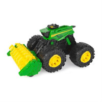 Іграшковий комбайн John Deere Kids Monster Treads з молотилкою та великими колесами
