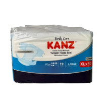 Подгузники для взрослых Kanz с текстильным поясом размер Extra Large (XL) 30 шт