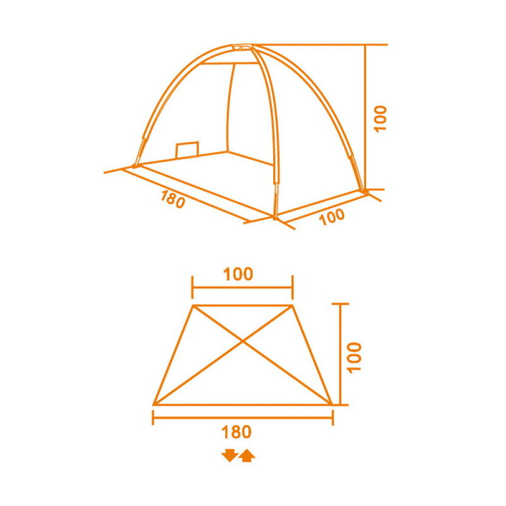 Тент пляжний Кемпінг Sun Tent