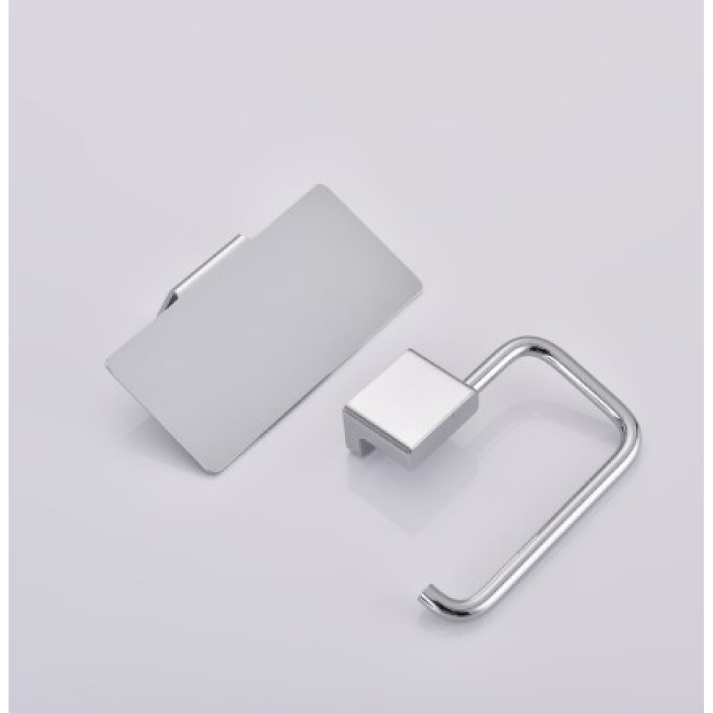 Держатель для туалетной бумаги с полкой Koer AS-0112-01 хром (KR6177)