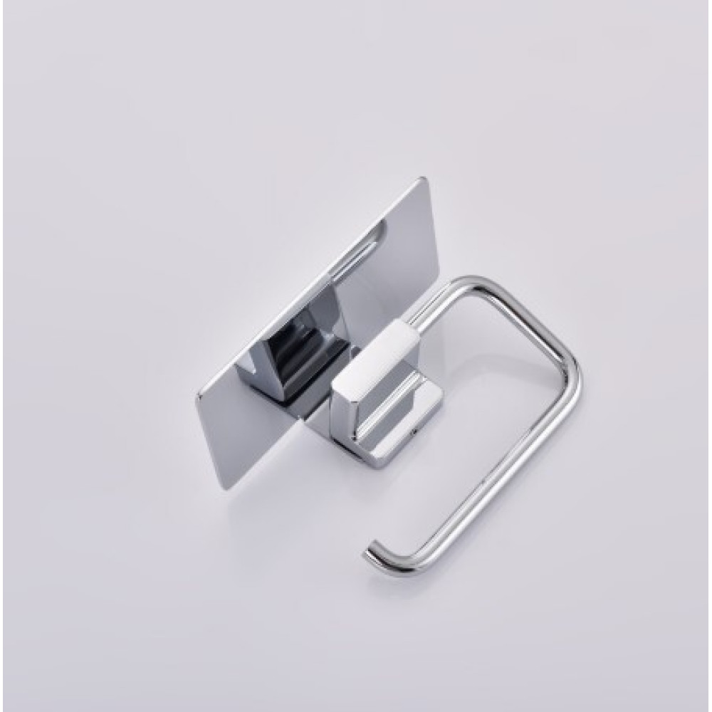 Держатель для туалетной бумаги с полкой Koer AS-0112-01 хром (KR6177)