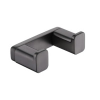 Крючок двойной Koer AS-0101-2-07 графит (KR6156)
