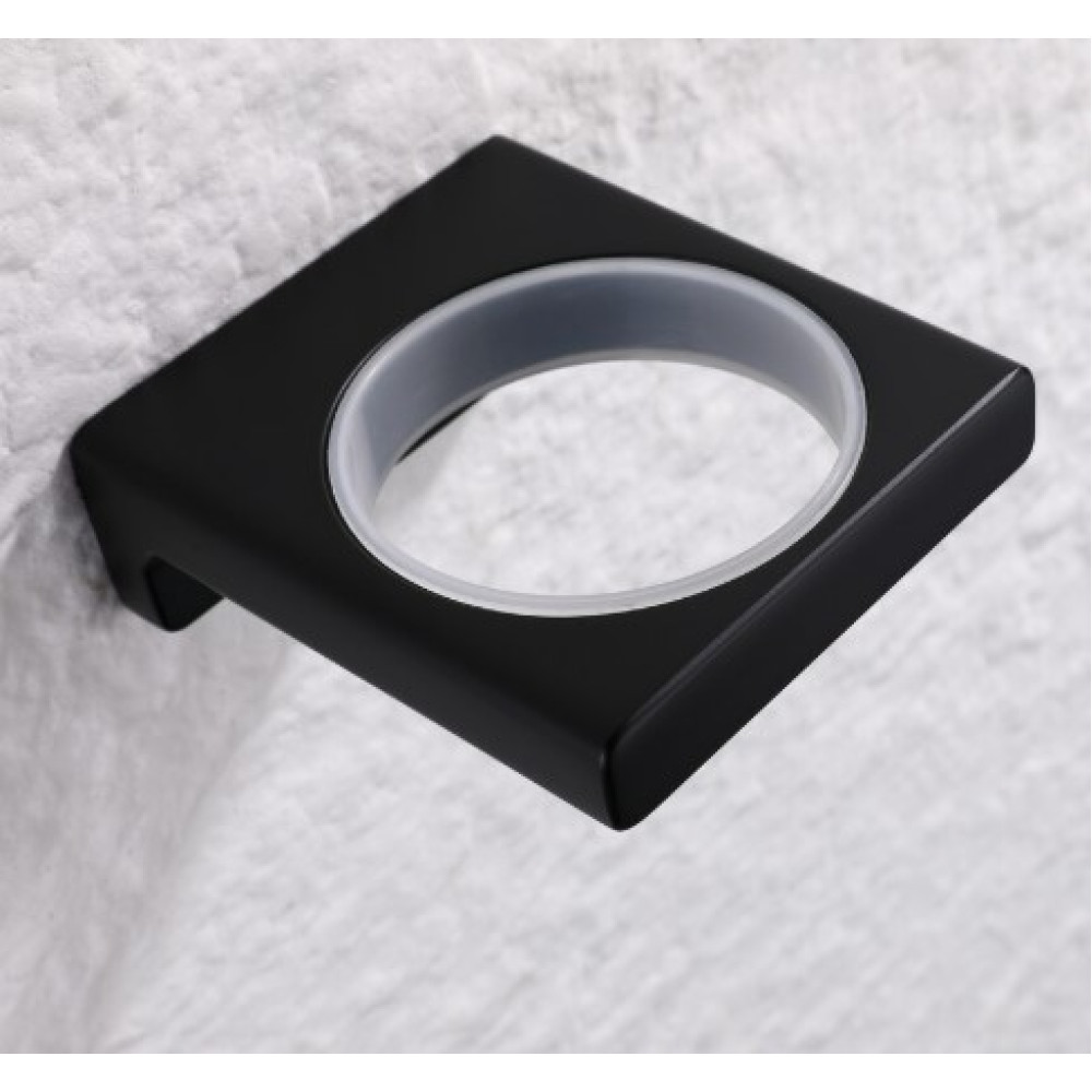 Мыльница настенная Koer AS-0102-05 черный (KR6158)