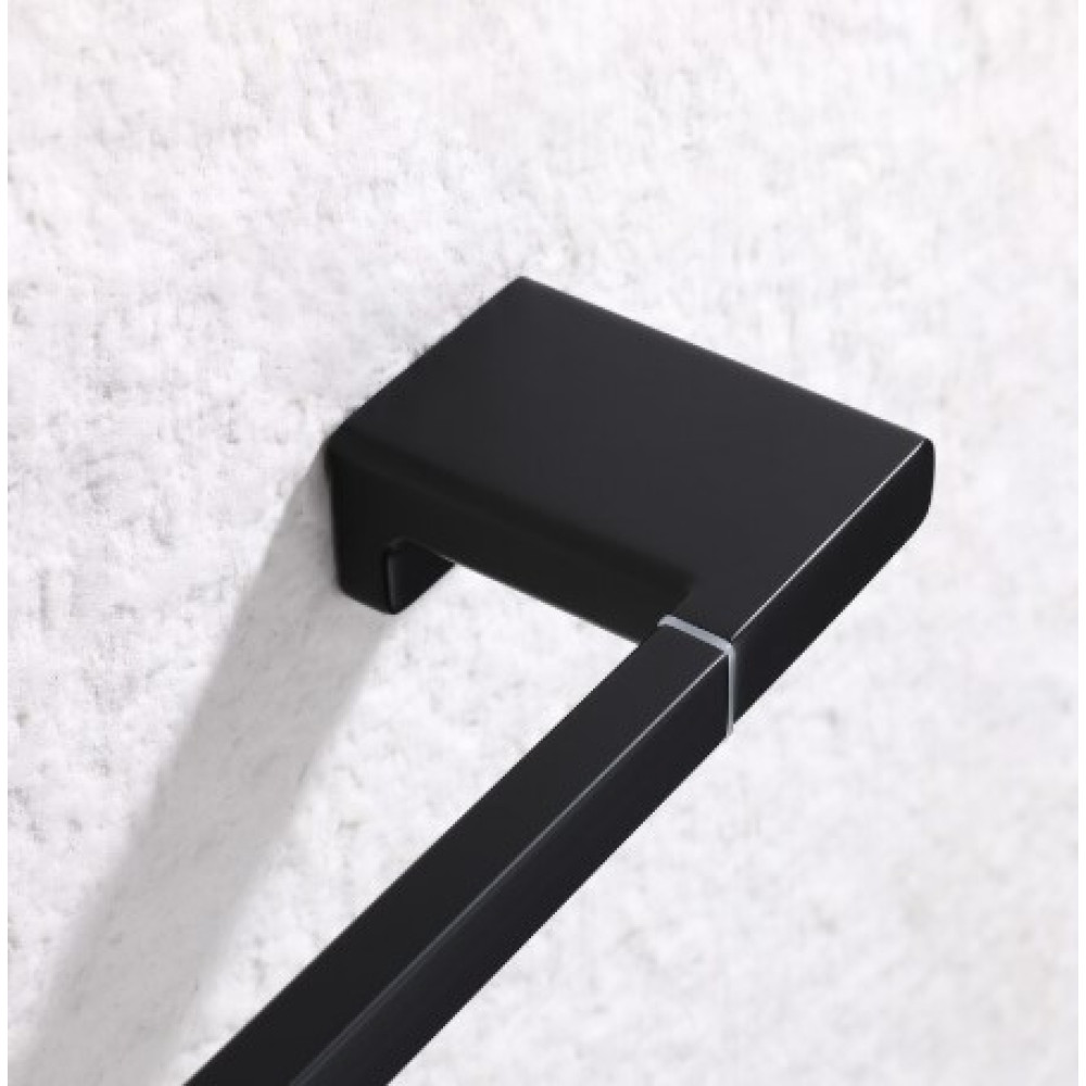 Полотенцедержатель Koer AS-0109-1-05 одинарный, черный (KR6186)
