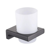 Стакан одинарный настенный Koer AS-0103-07 графит (KR6164)