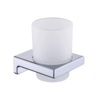 Стакан одинарный настенный Koer AS-0103-01 хром (KR6165)